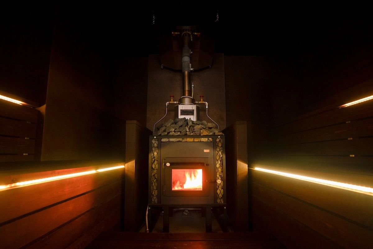 【平日】1F薪サウナ貸切2h